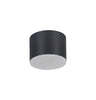 POL5837 Pollux Surface Round Spotlight 10.5cm 10W LED in a Sand Anthracite/Frosted White Finish