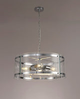 PRO4147 Propus Pendant 4 Light in a Chrome/Clear Finish