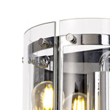 PRO5147 Propus Wall Lamp 2 Light in a Chrome/Clear Finish