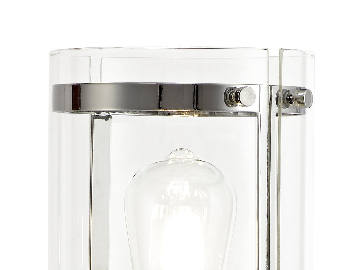 PRO6147 Propus 48.5cm Table Lamp 1 Light in a Chrome/Clear Finish