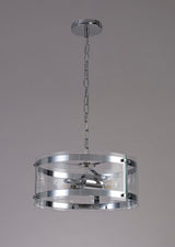 PRO9907 Propus Pendant 2 Light in a Chrome/Clear Finish