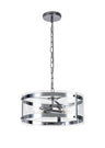 PRO9907 Propus Pendant 2 Light in a Chrome/Clear Finish