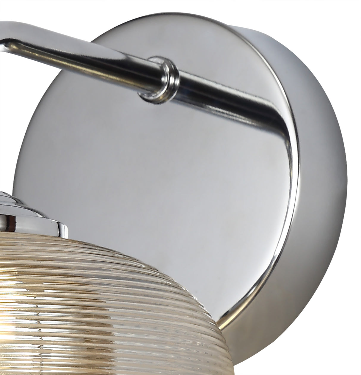 RAP0447 Rapeto Wall Lamp Switched 8W LED in a Chrome/Champagne Finish