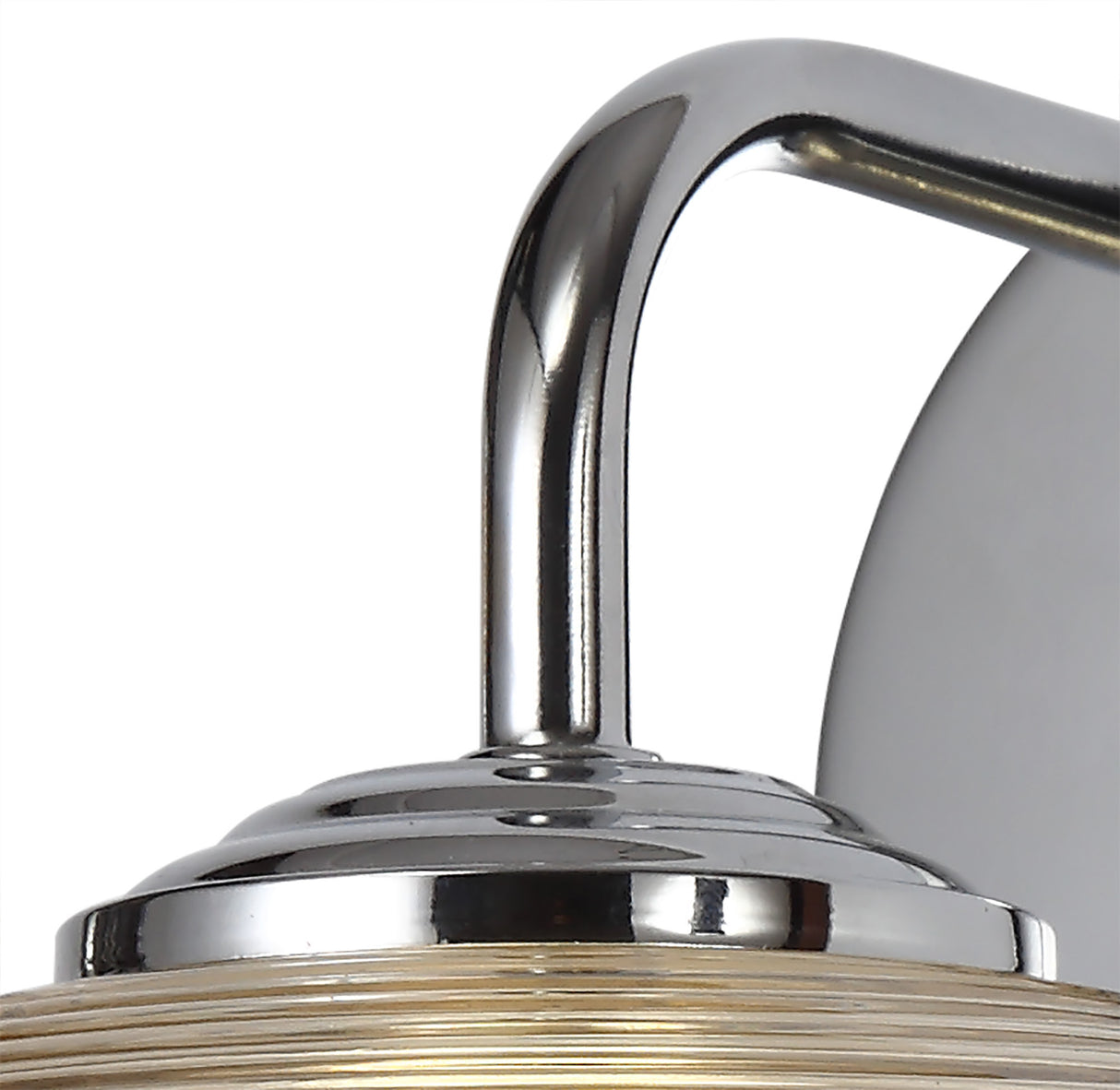 RAP0447 Rapeto Wall Lamp Switched 8W LED in a Chrome/Champagne Finish