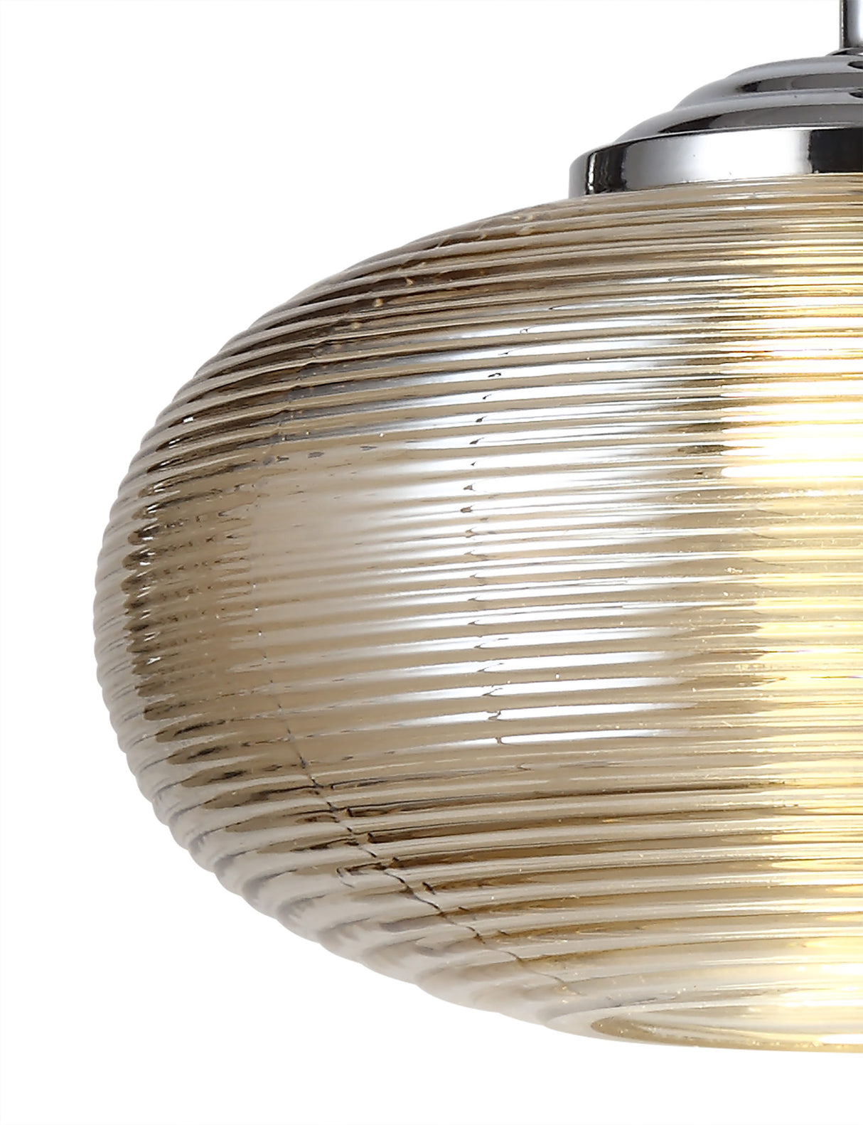 RAP0447 Rapeto Wall Lamp Switched 8W LED in a Chrome/Champagne Finish