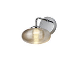 RAP0447 Rapeto Wall Lamp Switched 8W LED in a Chrome/Champagne Finish