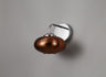 RAP9347 Rapeto Wall Lamp Switched 8W LED in a Chrome/Copper Finish