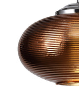 RAP9347 Rapeto Wall Lamp Switched 8W LED in a Chrome/Copper Finish