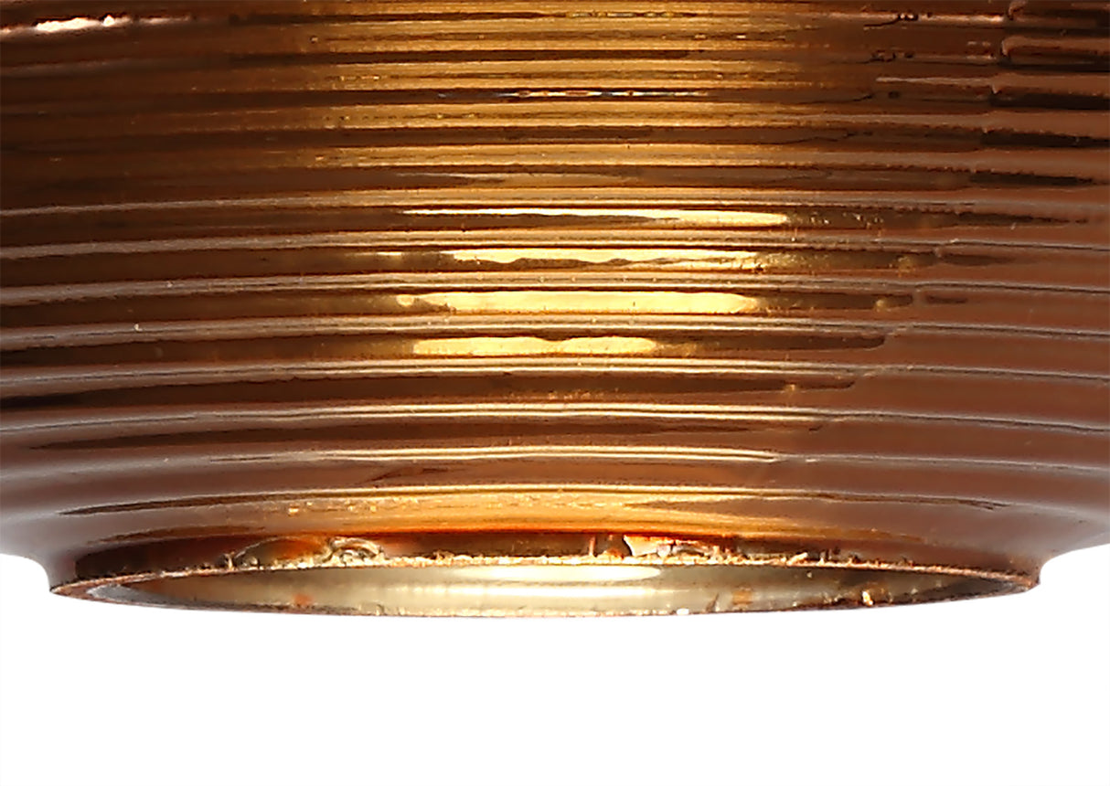 RAP9347 Rapeto Wall Lamp Switched 8W LED in a Chrome/Copper Finish