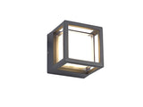 RAS9027 Rastaban Square Downlight 6W LED IP54 Indoor/Outdoor Use in a Anthracite/Opal White Finish