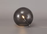 REG0667 Regor 20cm Table Lamp 1 Light in a Chrome/Smoked/Black Finish