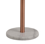 REG2667 Regor 170cm Floor Lamp 8 LIght in a Antique Copper/Opal/Copper Finish