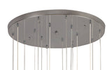 REG9567 Regor Pendant 16 Light in a Chrome/Smoked/Black Finish