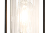 REV7857 Revati Wall Lamp 1 Light in a Black/Clear Finish