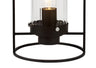 REV8857 Revati 27.5cm Table Lamp 1 Light in a Black/Clear Finish