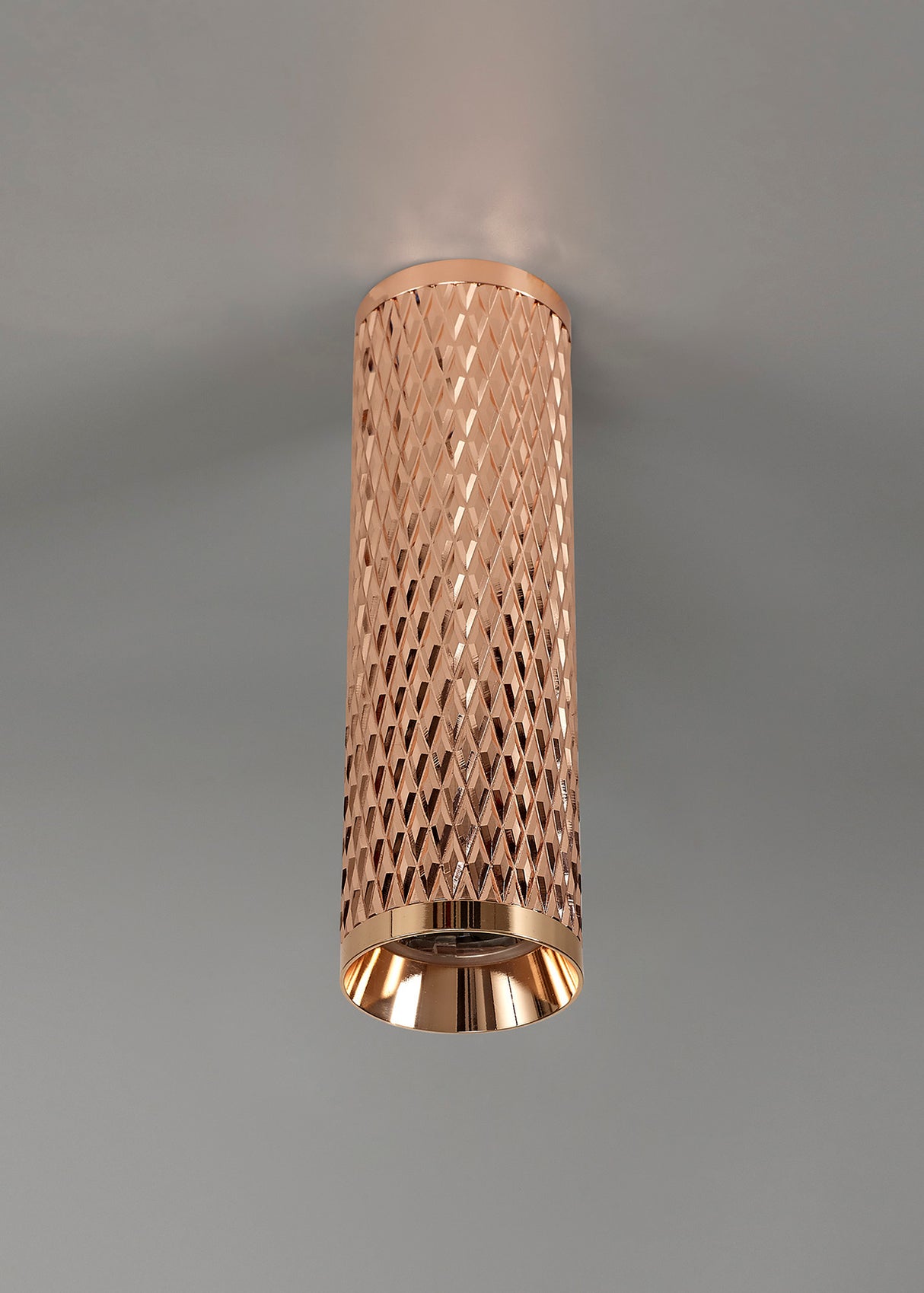 SAD1208 Sadal 20cm Surface Mounted Ceiling Light 1 Light in a Rose Gold Finish