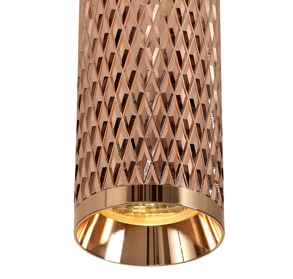 SAD1208 Sadal 20cm Surface Mounted Ceiling Light 1 Light in a Rose Gold Finish