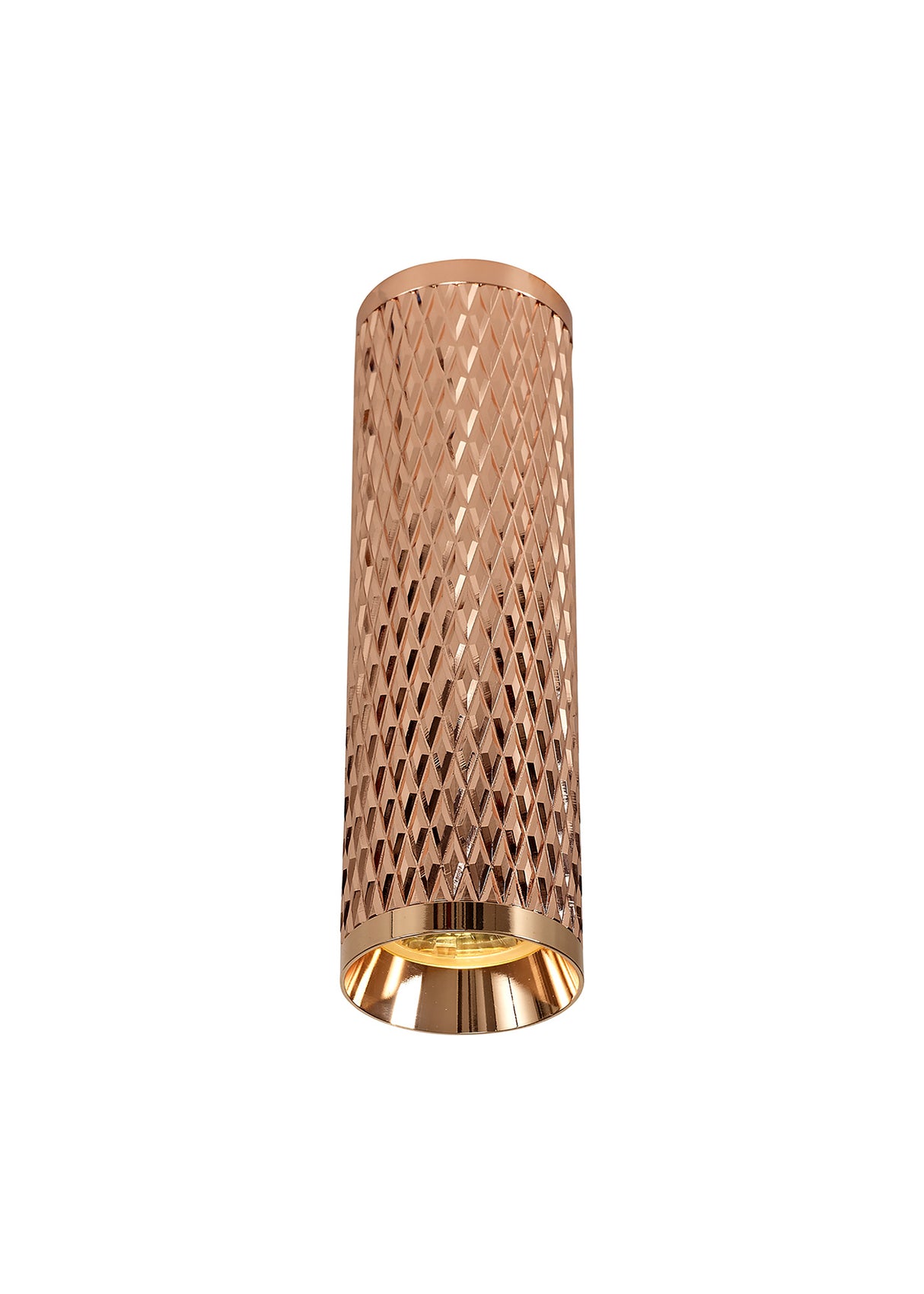 SAD1208 Sadal 20cm Surface Mounted Ceiling Light 1 Light in a Rose Gold Finish