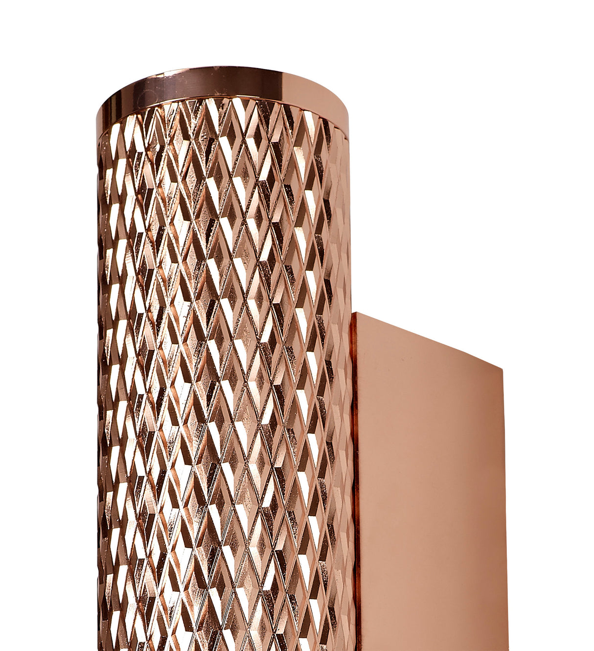 SAD1408 Sadal Wall Lamp 2 Light in a Rose Gold Finish