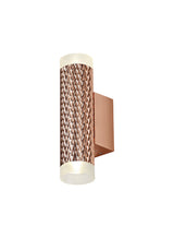 SAD1408 Sadal Wall Lamp 2 Light in a Rose Gold Finish