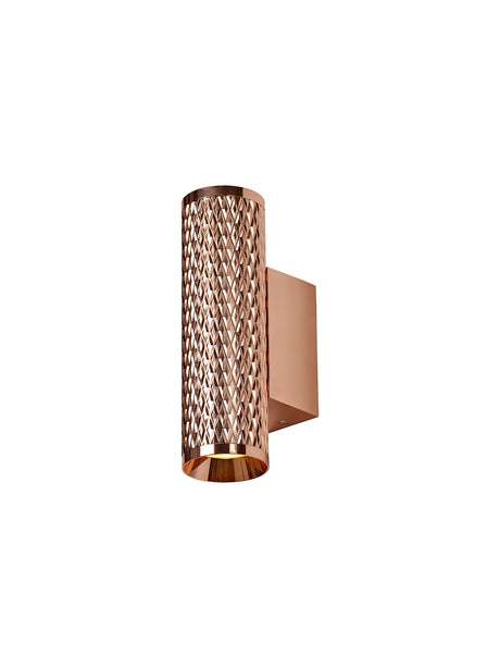 SAD1408 Sadal Wall Lamp 2 Light in a Rose Gold Finish