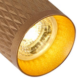 SAD2308 Sadal Track Spot Light 1 Light in a Champagne Gold Finish