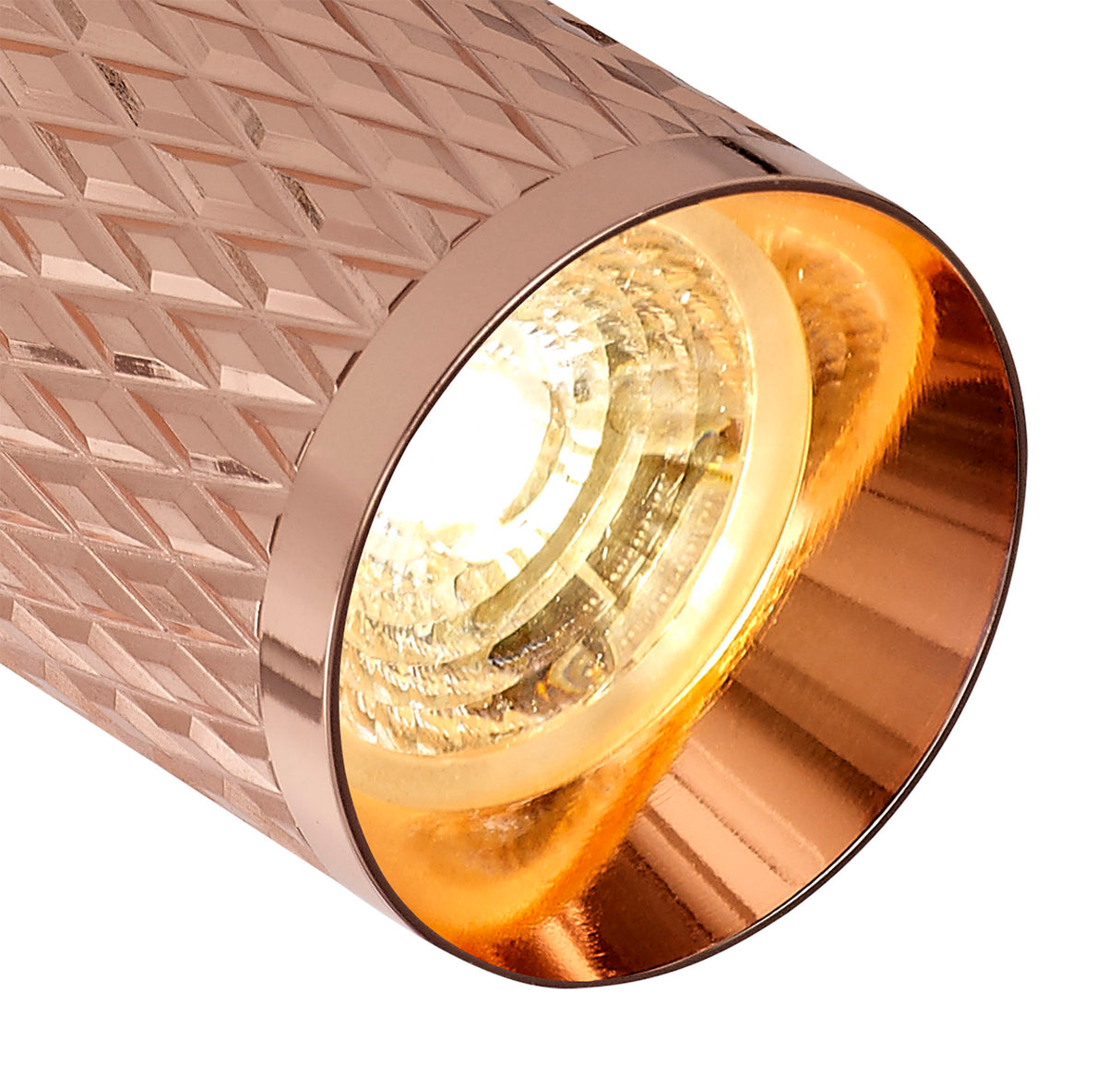 SAD3308 Sadal Track Spot Light 1 Light in a Rose Gold Finish