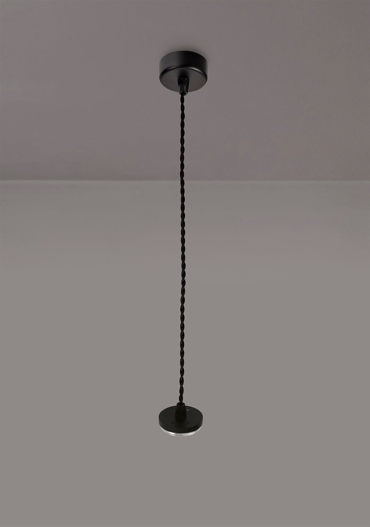 SAD4308 Sadal Pendant Light Kit 2m 1 Light in a Sand Black Finish