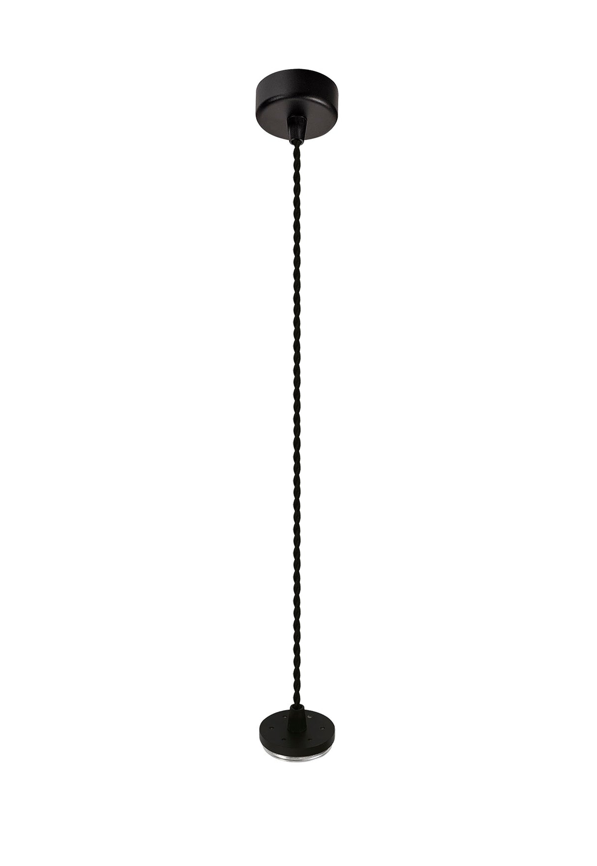 SAD4308 Sadal Pendant Light Kit 2m 1 Light in a Sand Black Finish