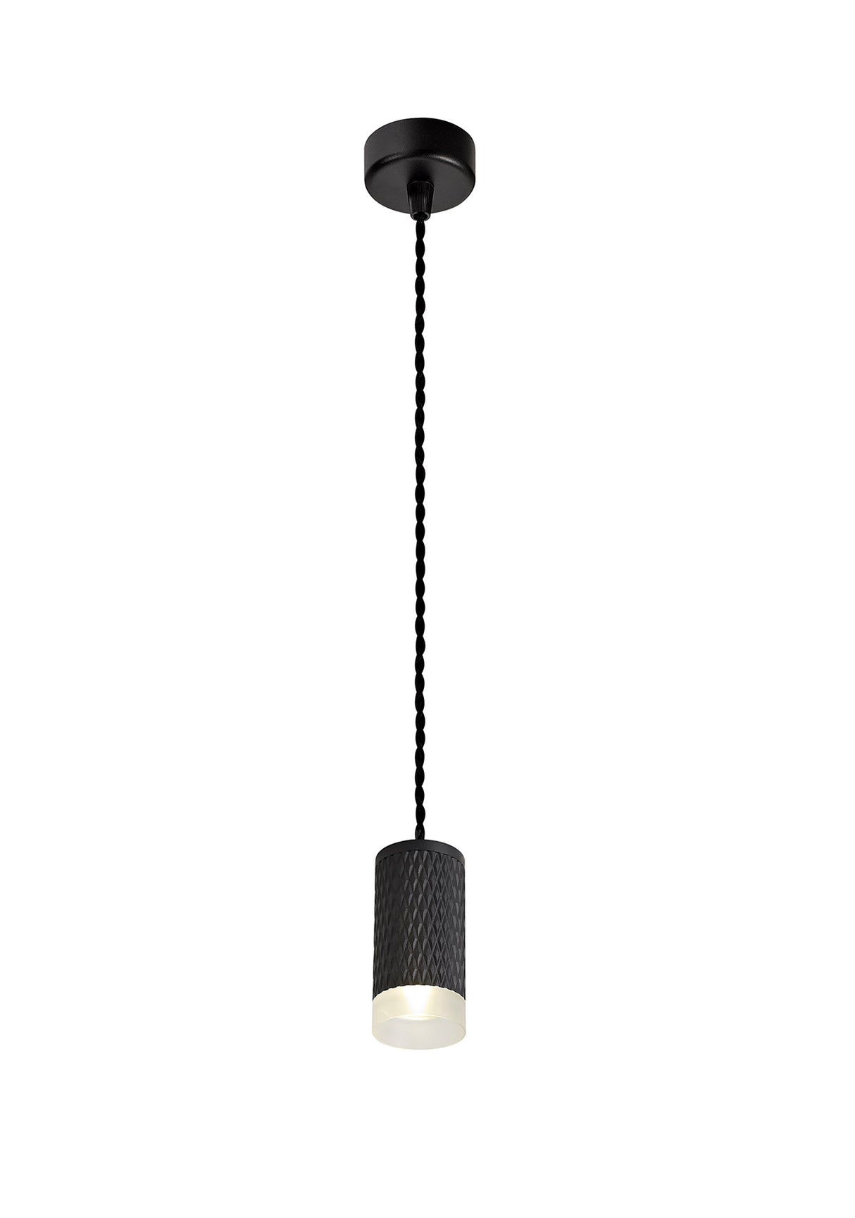 SAD4108 Sadal 10cm Surface Mounted Ceiling Light 1 Light in a Sand Black Finish