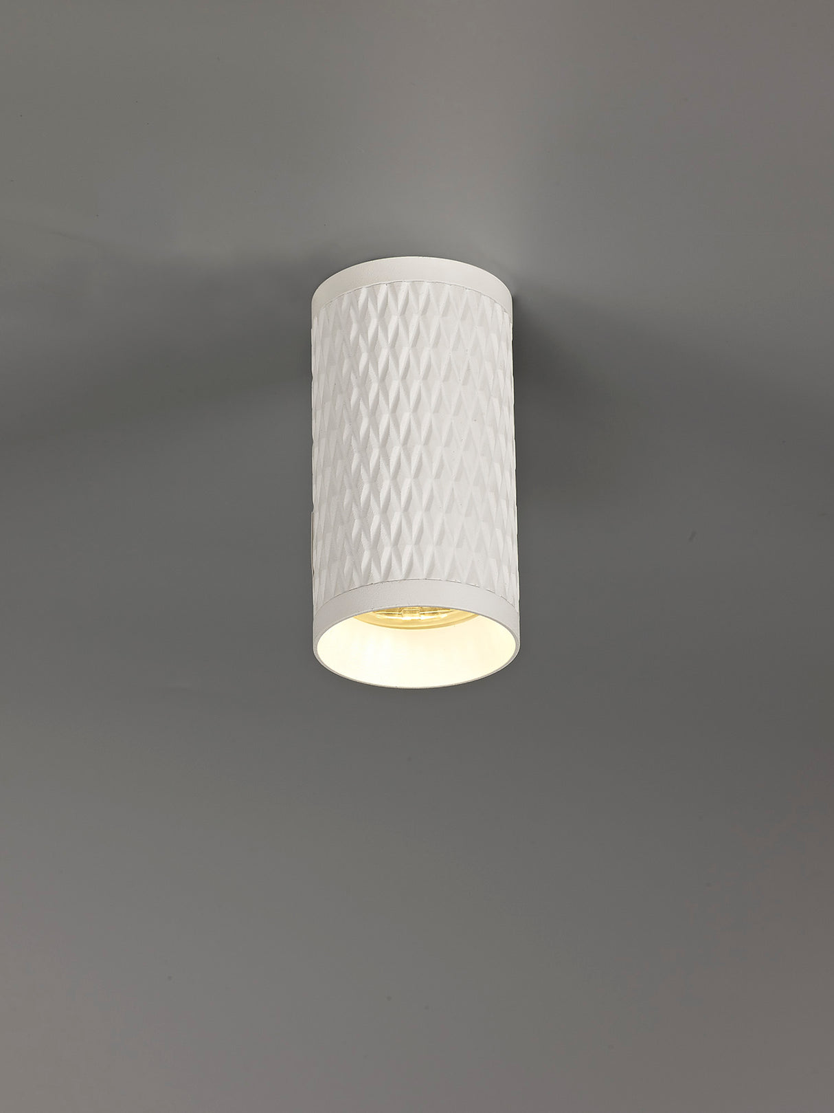 SAD5108 Sadal 10cm Surface Mounted Ceiling Light 1 Light in a Sand White Finish