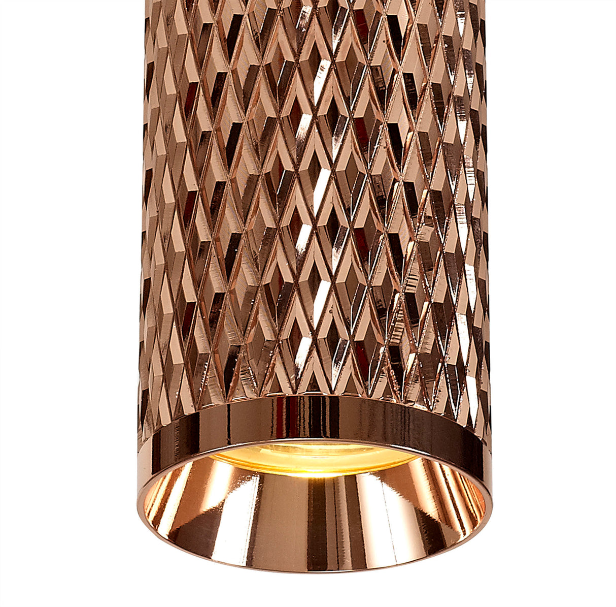 SAD5208 Sadal 30cm Surface Mounted Ceiling Light 1 Light in a Rose Gold Finish