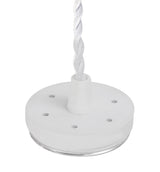 SAD5308 Sadal Pendant Light Kit 2m 1 Light in a Sand White Finish