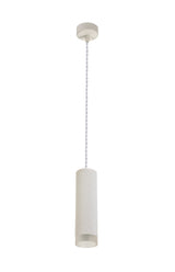 SAD5308 Sadal Pendant Light Kit 2m 1 Light in a Sand White Finish