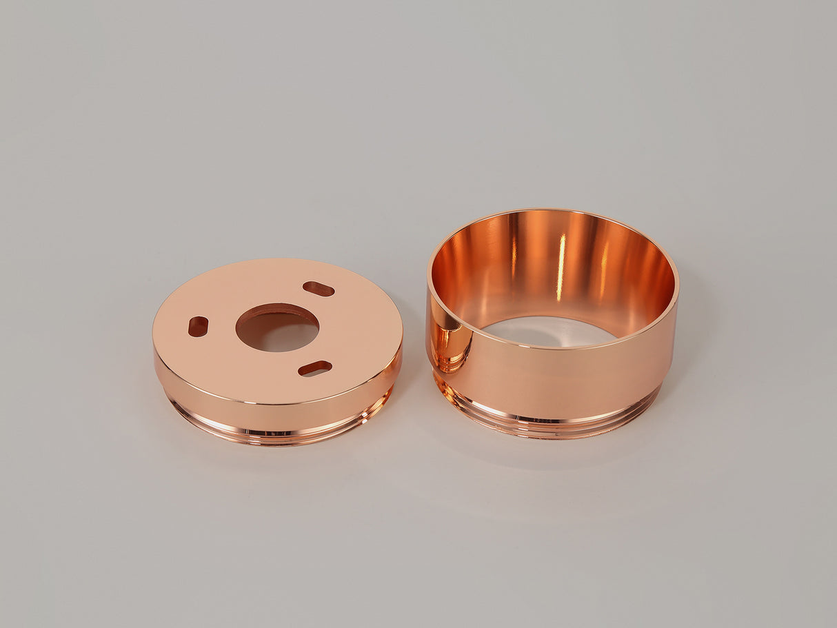 SAD5408 Sadal 2cm Face Ring &amp; 1cm Back Ring Accessory Pack in a Rose Gold Finish