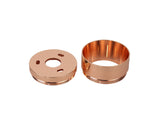 SAD5408 Sadal 2cm Face Ring &amp; 1cm Back Ring Accessory Pack in a Rose Gold Finish