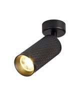 SAD6208 Sadal Surface Mounted Spot Light 1 Light in a Sand Black Finish