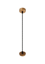 SAD6308 Sadal Pendant Light Kit 2m 1 Light in a Champagne Gold Finish