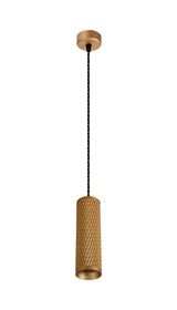 SAD6308 Sadal Pendant Light Kit 2m 1 Light in a Champagne Gold Finish