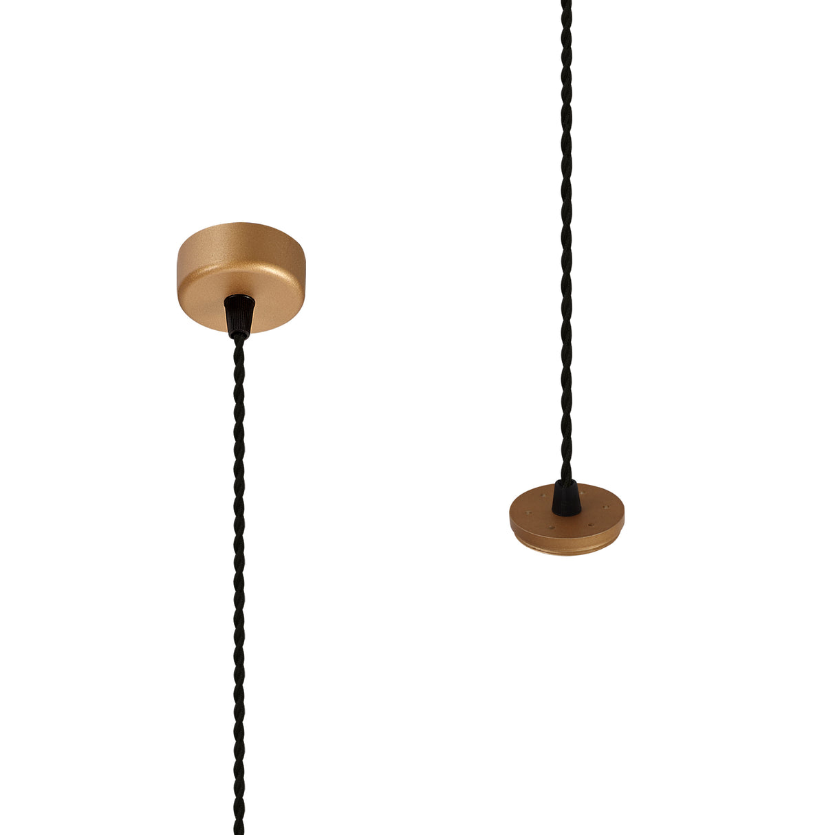 SAD6308 Sadal Pendant Light Kit 2m 1 Light in a Champagne Gold Finish