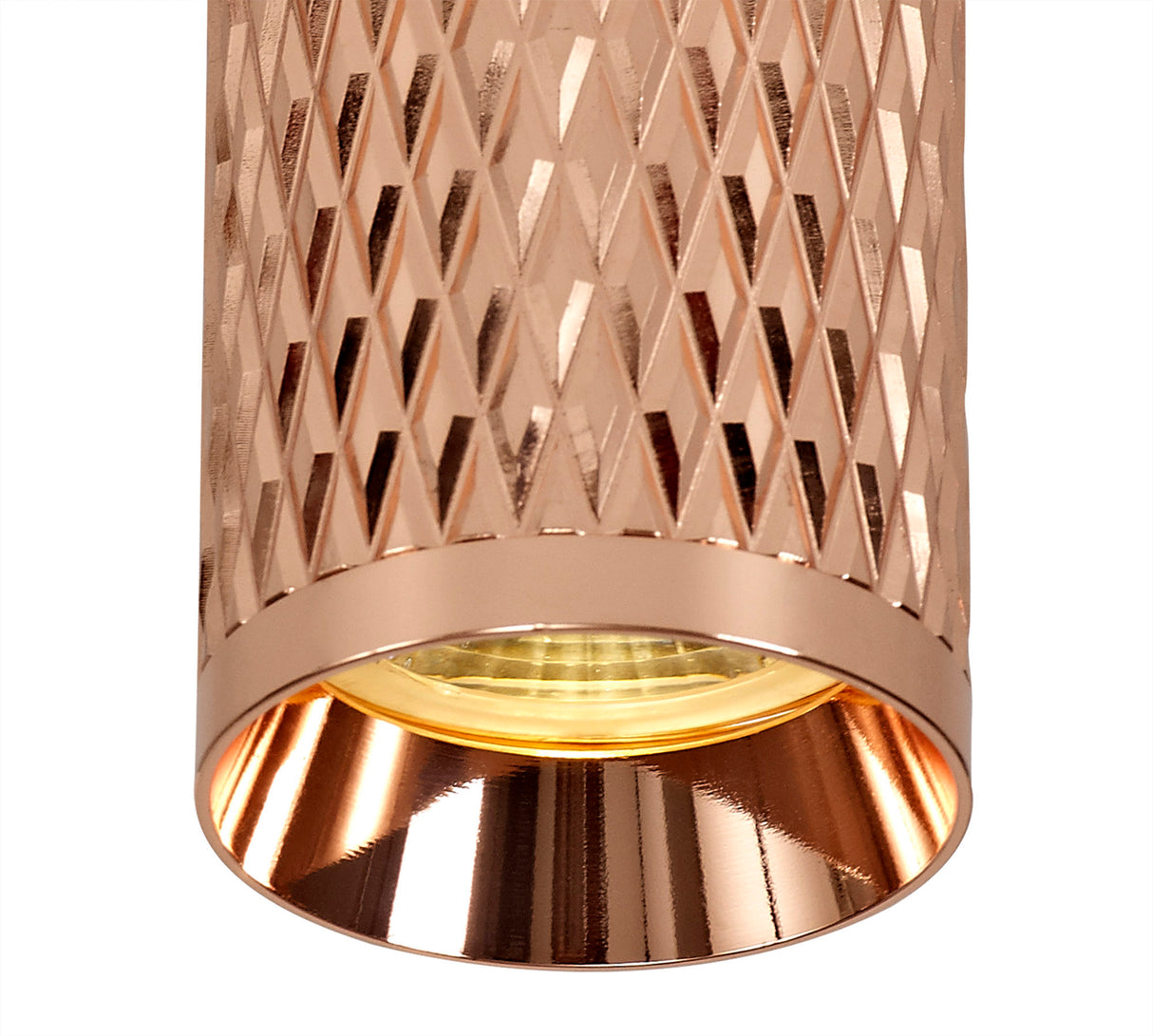 SAD7108 Sadal 10cm Surface Mounted Ceiling Light 1 Light in a Rose Gold Finish