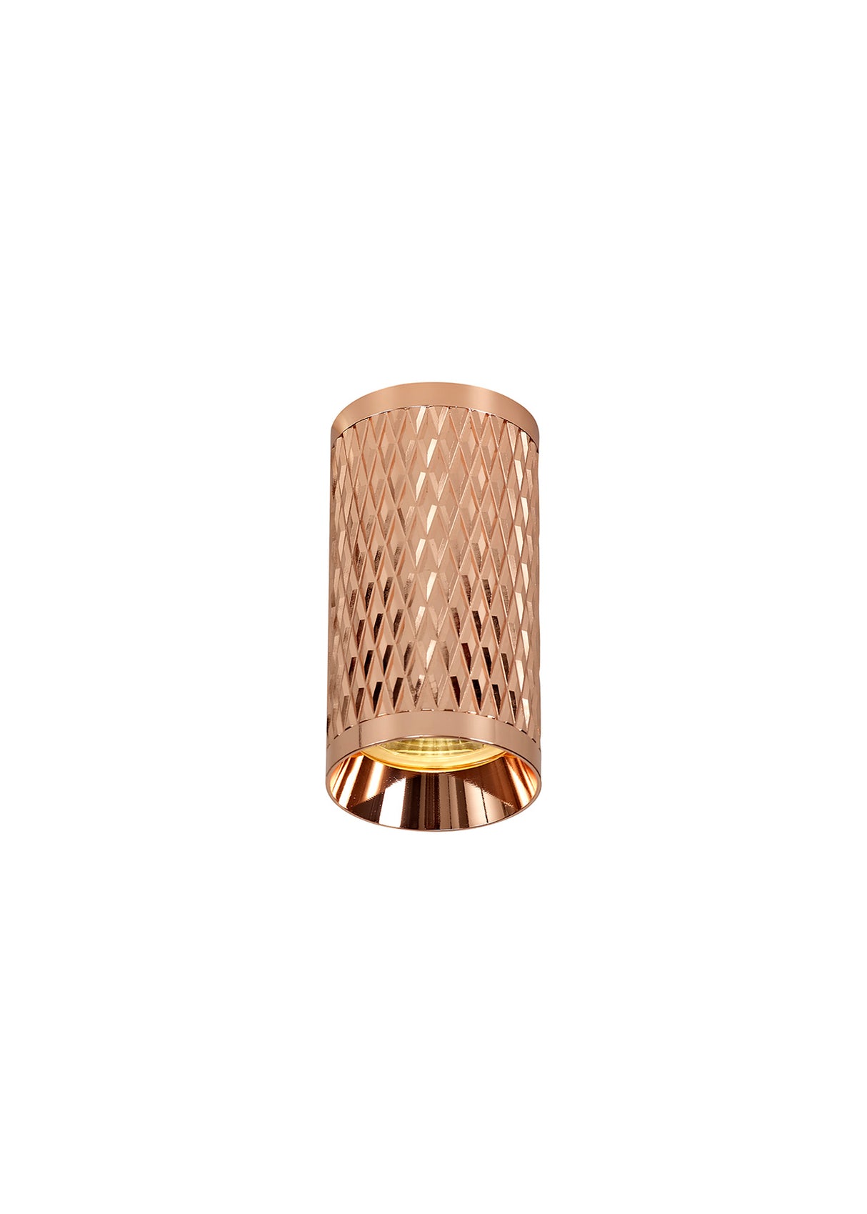 SAD7108 Sadal 10cm Surface Mounted Ceiling Light 1 Light in a Rose Gold Finish