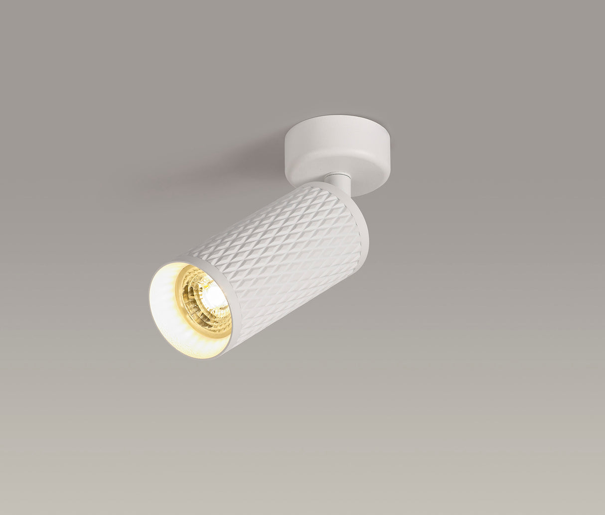 SAD7208 Sadal Surface Mounted Spot Light 1 Light in a Sand White Finish