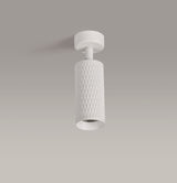 SAD7208 Sadal Surface Mounted Spot Light 1 Light in a Sand White Finish