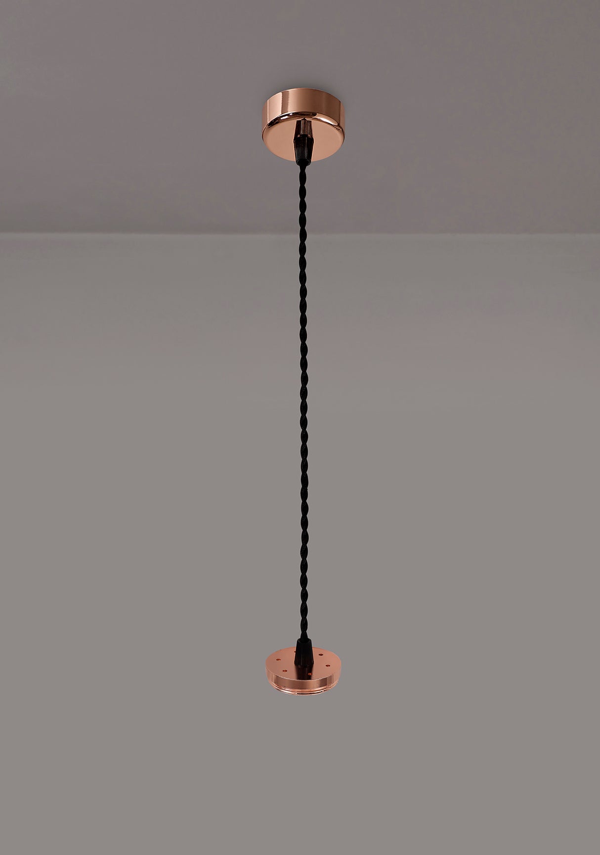 SAD7308 Sadal Pendant Light Kit 2m 1 Light in a Rose Gold Finish