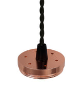 SAD7308 Sadal Pendant Light Kit 2m 1 Light in a Rose Gold Finish