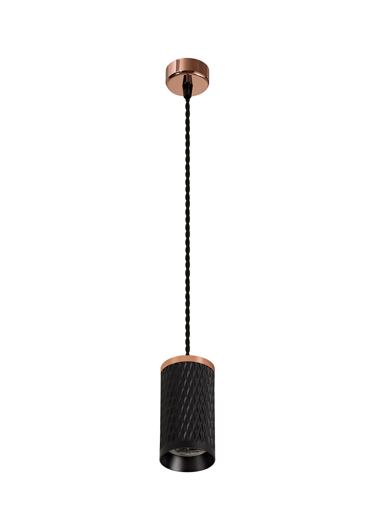 SAD4108 Sadal 10cm Surface Mounted Ceiling Light 1 Light in a Sand Black Finish