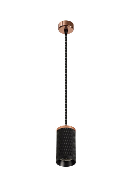 SAD4108 Sadal 10cm Surface Mounted Ceiling Light 1 Light in a Sand Black Finish