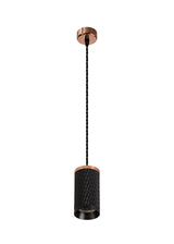 SAD7308 Sadal Pendant Light Kit 2m 1 Light in a Rose Gold Finish