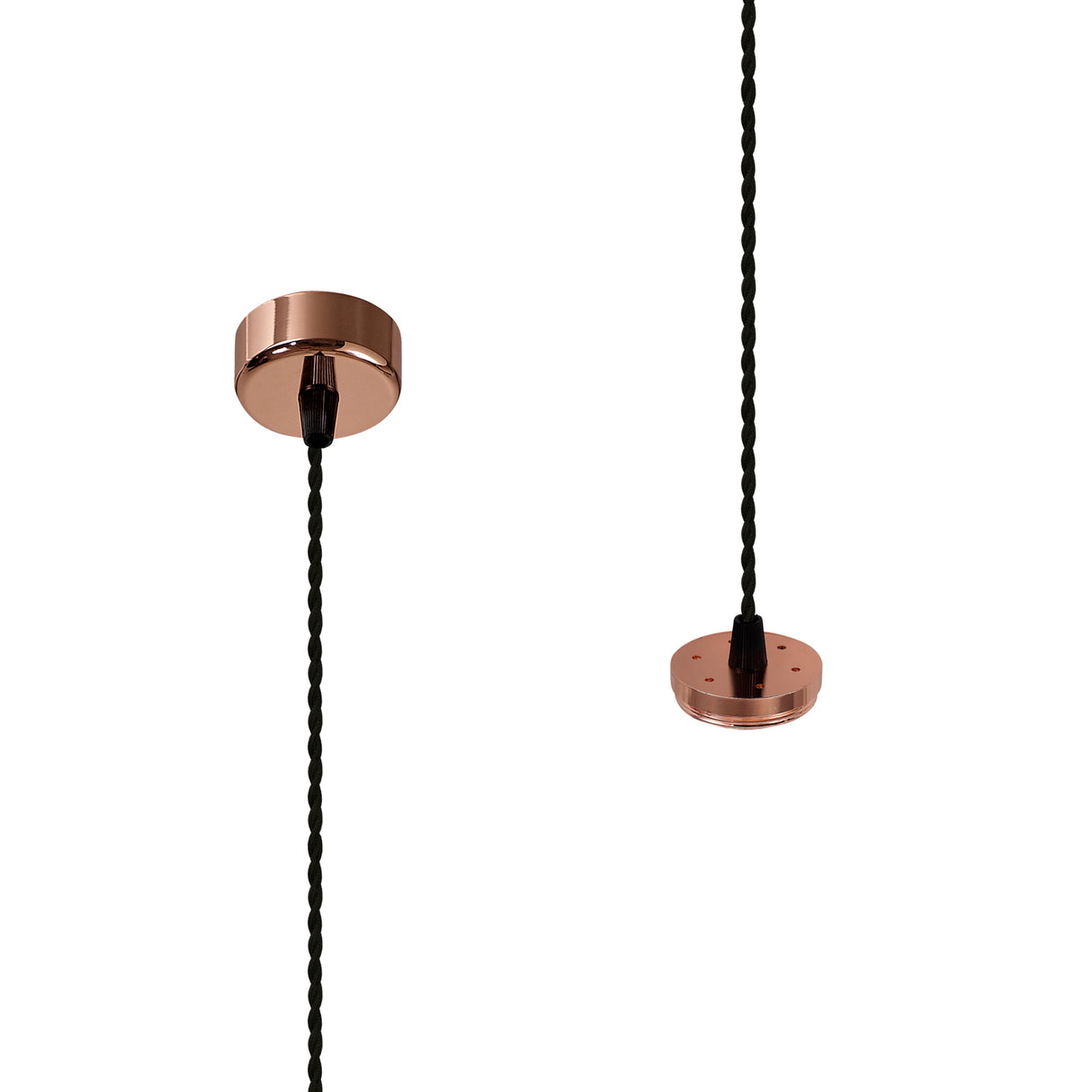 SAD7308 Sadal Pendant Light Kit 2m 1 Light in a Rose Gold Finish